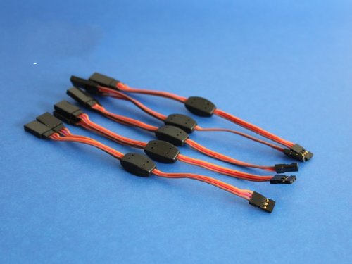 5 PCs 15CM 6 inch RC Y Servo Extension Leads Splitter JR/Hitec Q2002