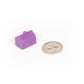 Plastic Hotels: Purple Board Game Replacement Hotel (Colored Miniature Town and City Buildings)