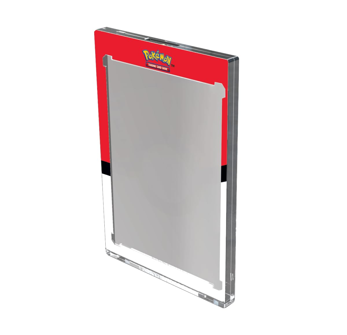Ultra Pro - Single 35 Pt ONE-TOUCH Edge - Poké Ball Printed Magnetic Card Holder for Pokémon, Pokémon Card Display Case, Trading Card Display Case