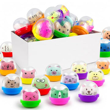PPXMEEUDC 30 PCS Mini Stuffed Animal Plush Toys 30 Styles in Capsules Party Favors Goodie Bag Stuffers Classroom Prizes Claw Machine Toys