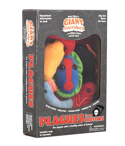 GIANT MICROBES Plagues from History Themed Box, History Teacher Gifts, Gifts for Science Lovers, Public Health, Gift for History Buff, Black Plague