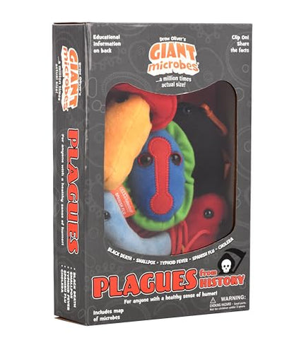 GIANT MICROBES Plagues from History Themed Box, History Teacher Gifts, Gifts for Science Lovers, Public Health, Gift for History Buff, Black Plague