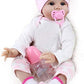CHAREX Reborn Baby Dolls Girl - 16 Inches Realistic Soft Vinyl Newborn Baby Doll that Look Real, Best Toy for Kids Ages 3+