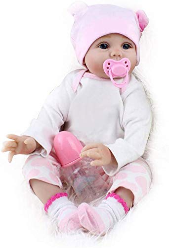 CHAREX Reborn Baby Dolls Girl - 16 Inches Realistic Soft Vinyl Newborn Baby Doll that Look Real, Best Toy for Kids Ages 3+