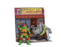 Teenage Mutant Ninja Turtles Mutant Mayhem Mutation Station Raphael vs Rocksteady Action Figure Battle Pack, 2-Pack