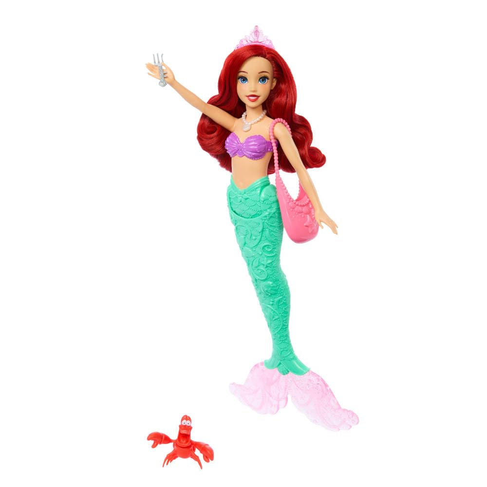 Disney Princesa Ariel Doll with Accessories and Pets 3+