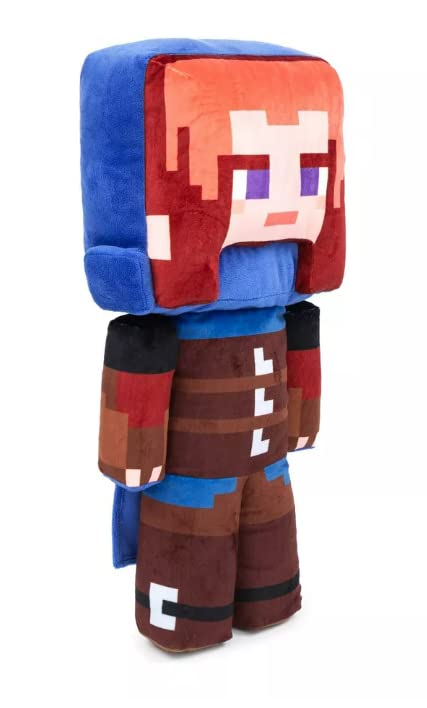 Minecraft Legends Ranger 18 inch Pillow Buddy Basic Plush Character Soft Dolls, Video Game-Inspired Collectible Toy Gifts for Kids & Fans Ages 3 Years