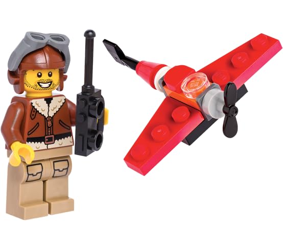 LEGO City - Freddie Flyer Pilot Minifigure with Remote Plane - Ages 6+