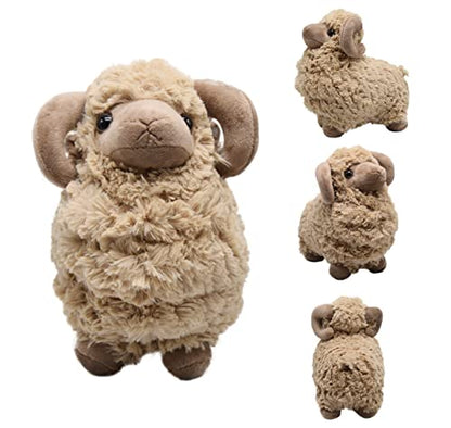 BABOLI Cuddly Sheep Stuffed Animal Adorable Fluffy Plush Sheep Toy Super Soft and Cute Lamb Doll Pretty Sweet Gifts for Kids Boys and Girls Present
