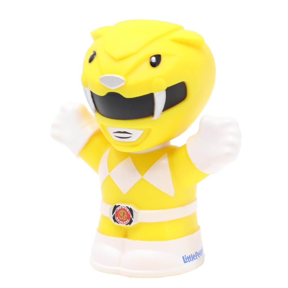 Fisher-Price Replacement Part for Power Rangers Collectible Little People Special Edition Set JDG29 - Replacement Yellow Power Ranger Figure Trini