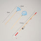 1/12 Miniature Fishing Pole and Nets Dollhouse Decoration Accessories Mini Fishing Rod Mini Fishing Net Miniature Garden Beach Pond Accessories