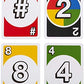 Mattel Games DOS Family Card Game, From the Makers of UNO, with 108 Cards, Makes a Great Game for 7 Year Olds and Up