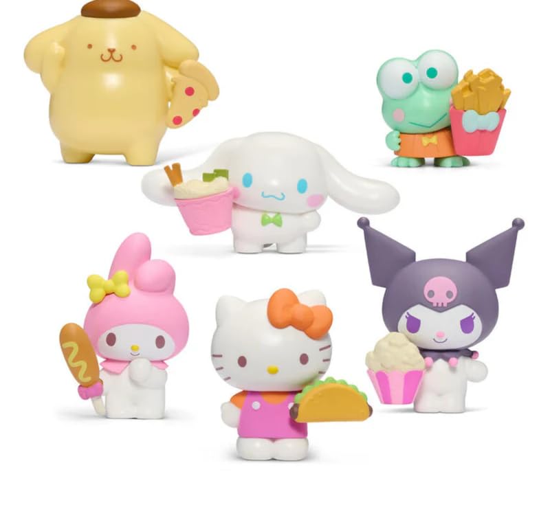 Hello Kitty & Friends: Salty Snacks - 6 Figure Pack (Series 1)