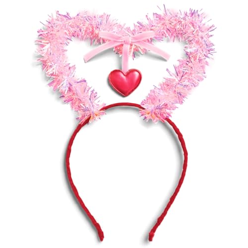 xo, Fetti Valentine Heart Headband | Pink Heart, Classroom, Vday Party Hair Accessory, Galentines, Girls Night