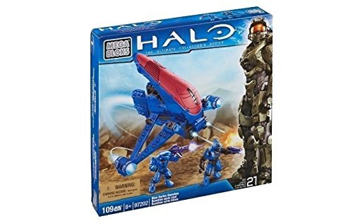 Mega Bloks Halo Blue Series Banshee