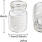 20Pcs Dollhouse Glass Jars Miniature: 1/12 Scale Glass Bottles Food Container for Kitchen Restaurant - Mini Canister Empty with Cork?Dollhouse