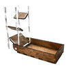 C4Labs Travel Portable Draw Bridge Dice Tower - Walnut