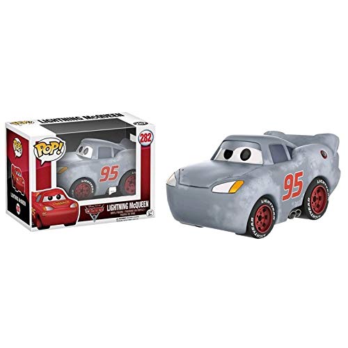 Funko Pop Cars 3 Lightning McQueen Grey Primer, Meijer Exclusive, Vinyl Figure