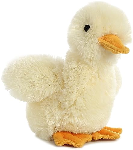 Aurora® Adorable Mini Flopsie™ Duckling Stuffed Animal - Mini Companions Ready for Playful Adventures - for Kids All Ages, Toddlers, Adults,