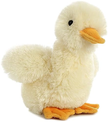 Aurora® Adorable Mini Flopsie™ Duckling Stuffed Animal - Mini Companions Ready for Playful Adventures - for Kids All Ages, Toddlers, Adults,