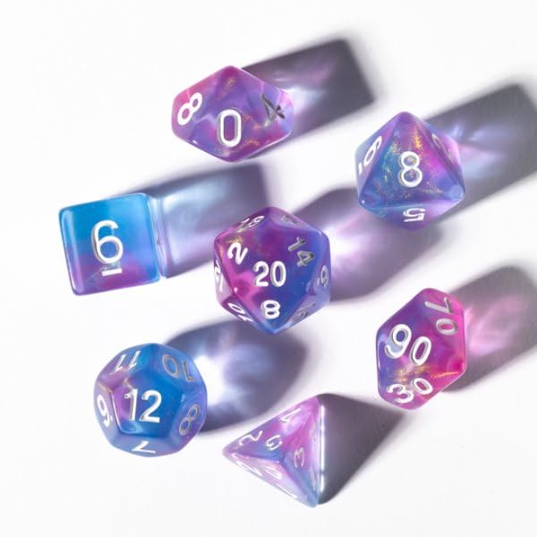 Sirius Dice SDZ001601 Treasure Series Opal Dice Set Set of 7