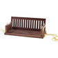 Classics Dollhouse Miniature Porch Swing in Walnut