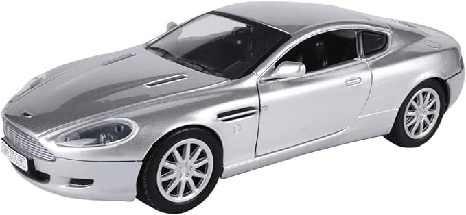 DB9 Coupe Silver Metallic Timeless Legends 1/24 Diecast Model Car by Motormax 73321sil