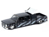 1973 Super 30 Pickup Truck Black with American Flag Graphics Limited Edition to 8250 Pieces Worldwide 1/64 Diecast Model Car by M2 39000-MJS07