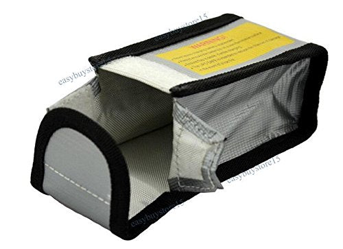 sccsport 4pcs Lipo Battery Fireproof Explosion proof Bag Storage Guard Safe Pouch 125mm