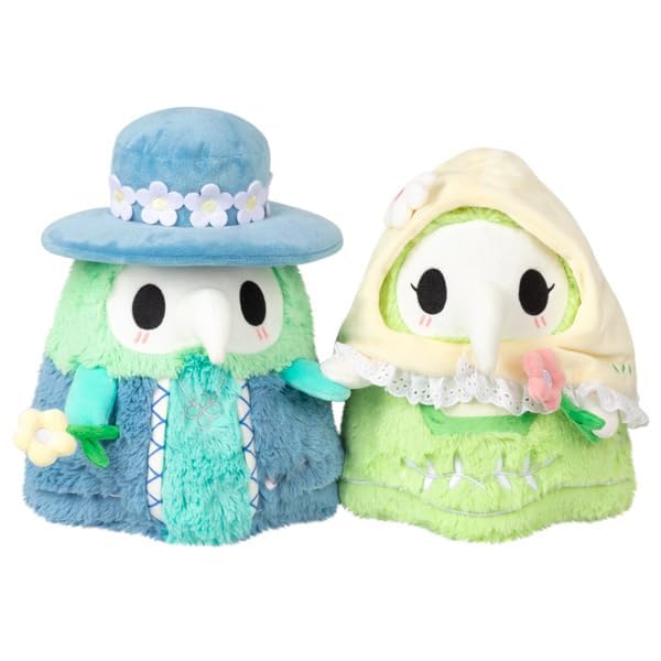 Squishable - Mini Spring Plague Doctor & Nurse Set of Toys - The Mysterious Doctor Plague Collection - 10.5 in - Soft Toy Collectible Stuffed Animal