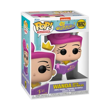 Funko Pop TV: Fairly Odd Parents - Wanda with Da Rules - Collectable Vinyl Figure - Gift Idea - Official Merchandise - Toys for Kids & Adults