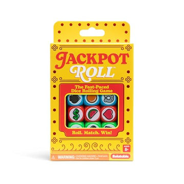 Jackpot Roll by Relatable - A Fast Paced Casino Themed Dice Game for Family Game Night and Games for Adults - Includes 20 Betting Tokens, 50 Cards, 12