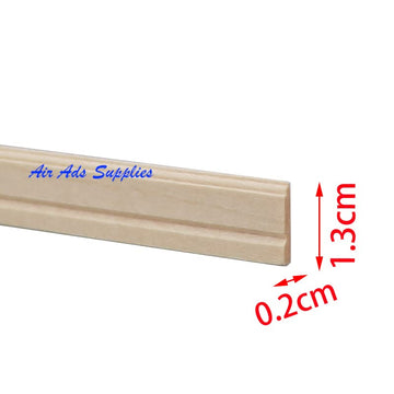 1:12 Scale Dollhouse Miniature Wood Finishing Trim Wood Molding L11.8; W0.5 /Lot 10 Pieces