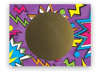 My Scratch Offs 2 in Gold Round Scratch-Off Stickers, 1000 Pack