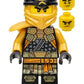 LEGO Ninjago: Cole Crystalized (Golden Ninja) Minifigure with Dual Gold Weapons
