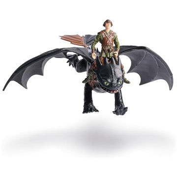 DreamWorks Dragons Toothless & Hiccup Action Figures Viking Rider Duo