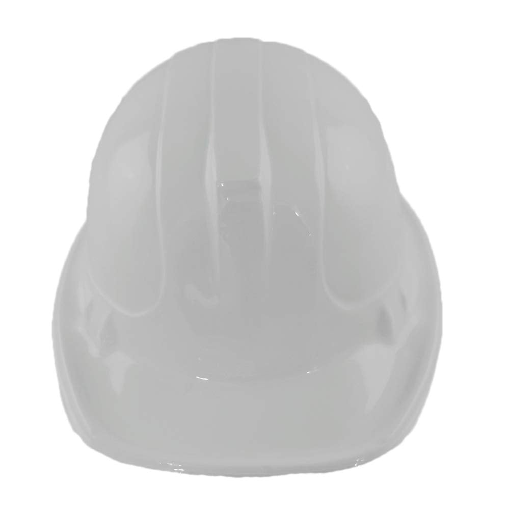 Windy City WHITE Plastic Miner Construction Hard Hats Set Of 12