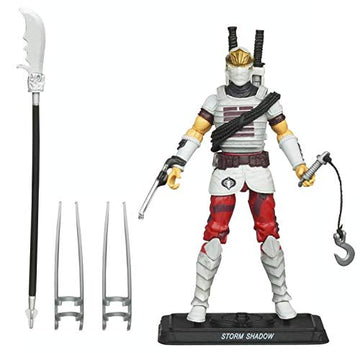 G.I. Joe Pursuit of Cobra (POC) 3.75 Inch Storm Shadow (Cobra Ninja) with Whirlwind Kick Action Figure