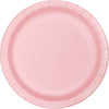 Creative Converting Touch of Color Paper Lunch Plates, 24-Count, Classic Pink