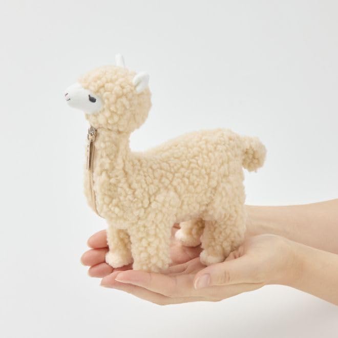 Furvana Alpaca Stuffed Animal, Llama Plush Toy, Cute Alpaca Plushie, Sleeping Pet Buddy, Llama Stuffed Animal Birthday Gifts for Girls, Kids Christmas