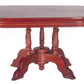 Dollhouse Miniature Mahogany Oval Dining Table