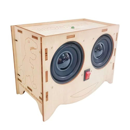 Craft Kit Speaker Circuits - Speaker Electronic Engineering Toys,Build Speaker Kit,DIY Bluetooth Speaker Build Personalized Wood Case Speaker