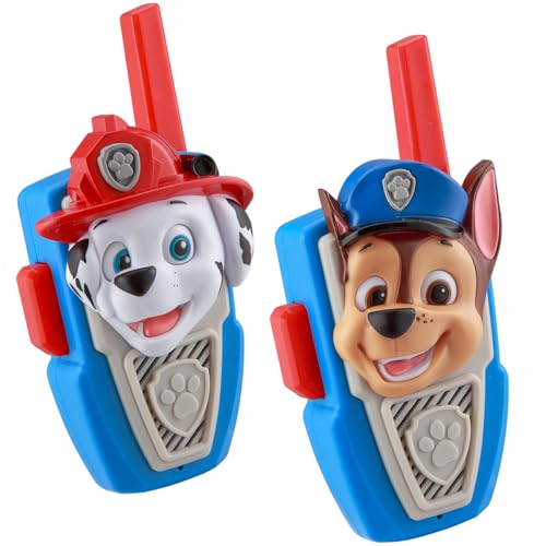 Paw Patrol Chase Marshall Walkie Talkies for Kids, Fun Paw Patrol Toys