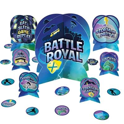 Battle Royal Table Centerpiece - Multicolor, 27 Pcs