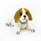 ATMOMO Shaking Head Lucky Dog Bobbing Heads Car Dash Puppy for Car Vehicle Decoration, Beagle (16x9x11cm)