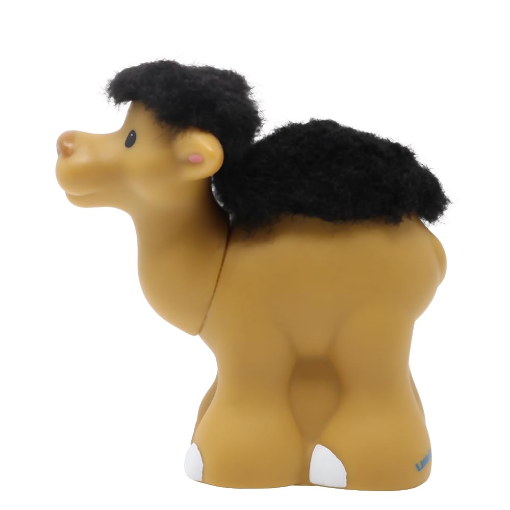 Fisher-Price Replacement Part for Collectible Little People Touch & Feel Noah's Ark Playset K0726 - Replacement Camel Figure with Brown Soft Fur
