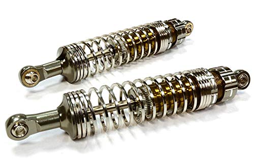 Integy RC 2 Stage Progressive Square Spring Shocks for SCX-10, SCX10 II & SCX10 III L=90mm