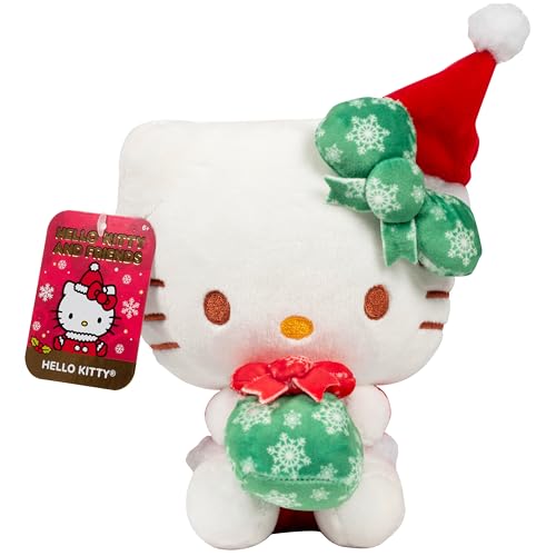 Hello Kitty 8 Inch Birthday Plush - Officially Licensed Sanrio Stuffed Animal, Limited Edition Collectible Kawaii Plush Toy, Soft Cute Party Gift