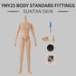XiDonDon YMY23 YMY25 Male Body for Jointed SD BJD Doll ob22,ob24 GSC Replacement Body Dolls Accessories (25 Suntan)
