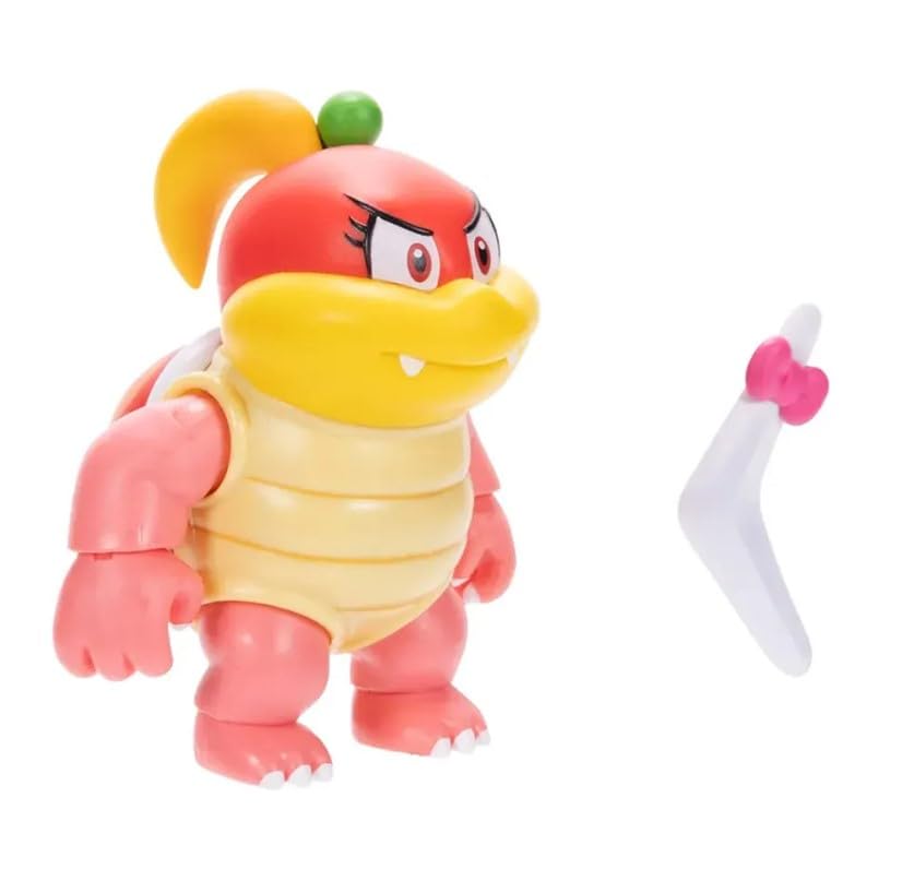 Super Mario Pom Pom 4 Inch Action Figure with Boomerang